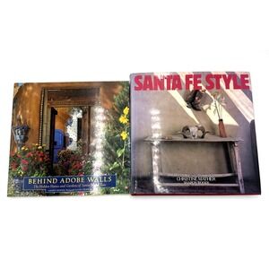 Behind Adobe Walls Landt PB + Santa Fe Style Mather HC Lot of 2 1987 1997